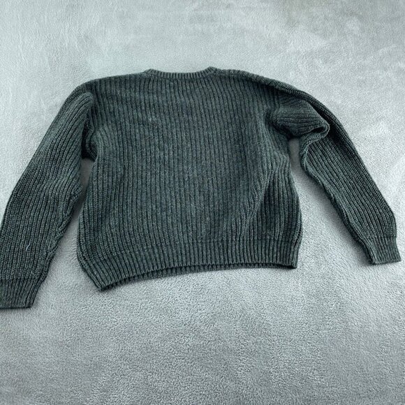 Northern Isles XL V-Neck Ribbed Knit Sweater Ramie & Cotton Blend 5812 - Picture 2 of 8